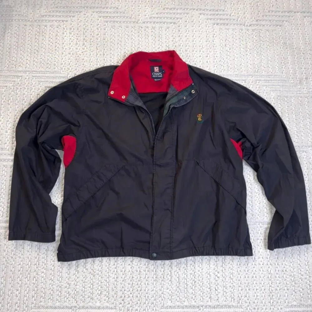 Black and red vintage champs